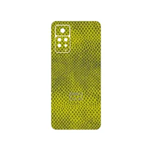 MAHOOT Yellow Snake Skin Cover Sticker for Xiaomi Redmi Note 11 Pro Plus 5G  India