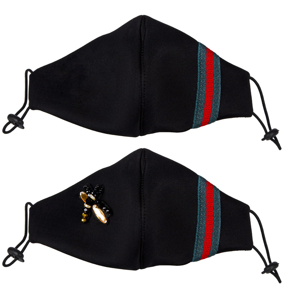 ماسک تزیینی مدل  MSK129134BL مجموعه 2 عددی