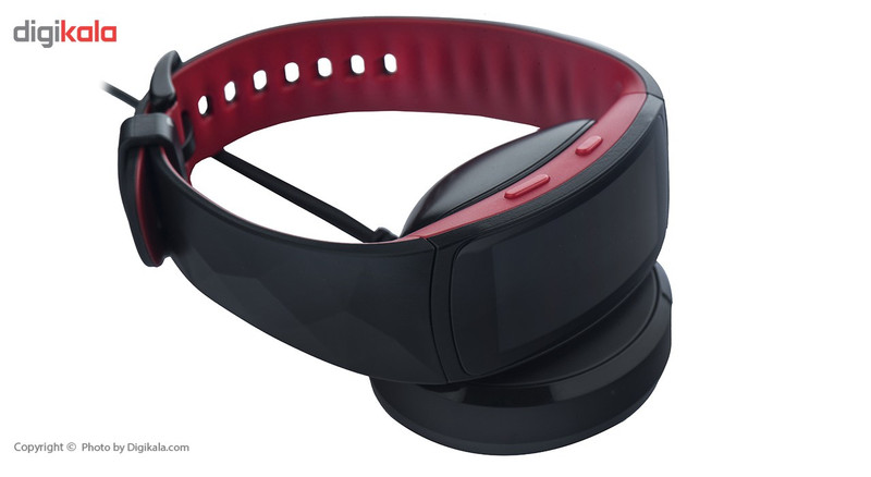 مچ بند هوشمند سامسونگ مدل Gear Fit 2 Pro Red سایز mm 125-165