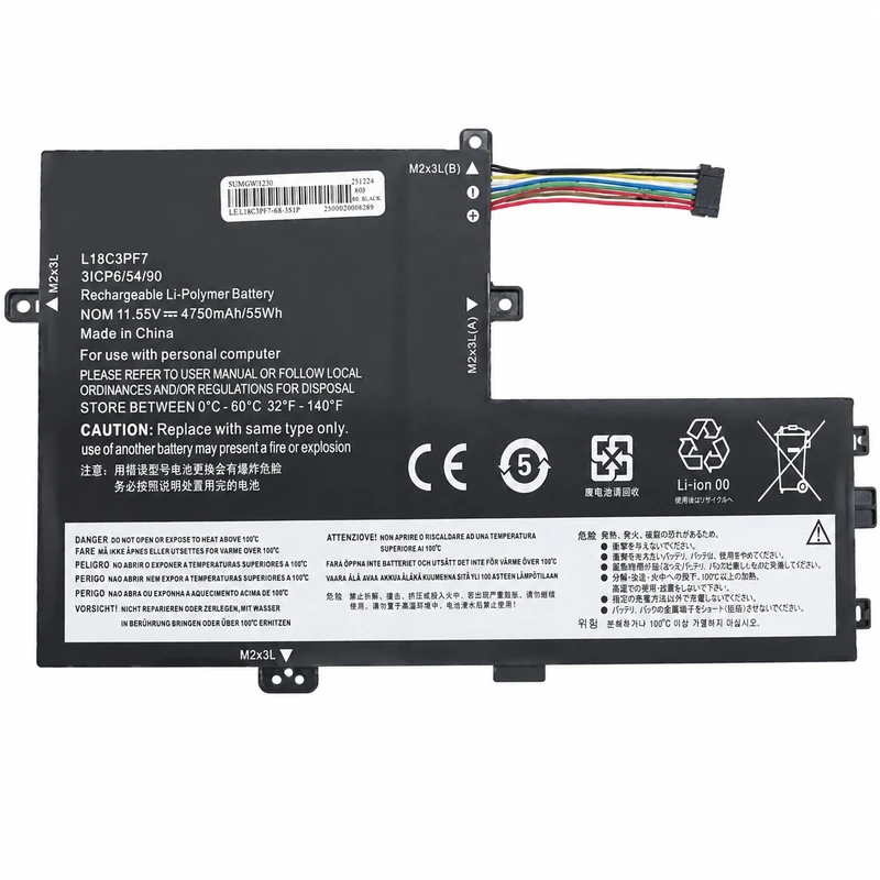 باتری لپ‌تاپ 6 سلولی دابل ام مدل L18C3PF7 مناسب برای لپ تاپ IdeaPad C340-15IWL		