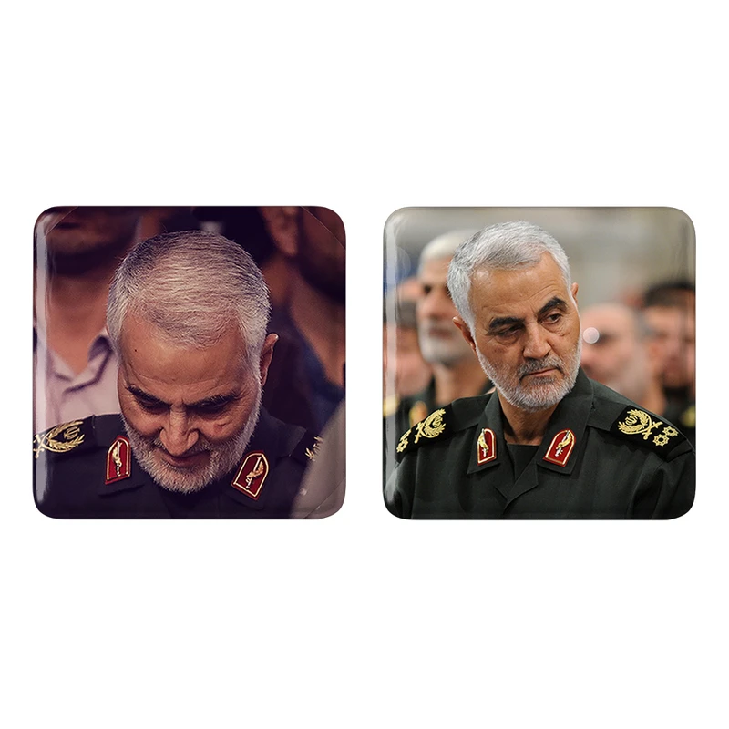 مگنت خندالو مدل سردار قاسم سلیمانی کد 25982603 مجموعه 2 عددی