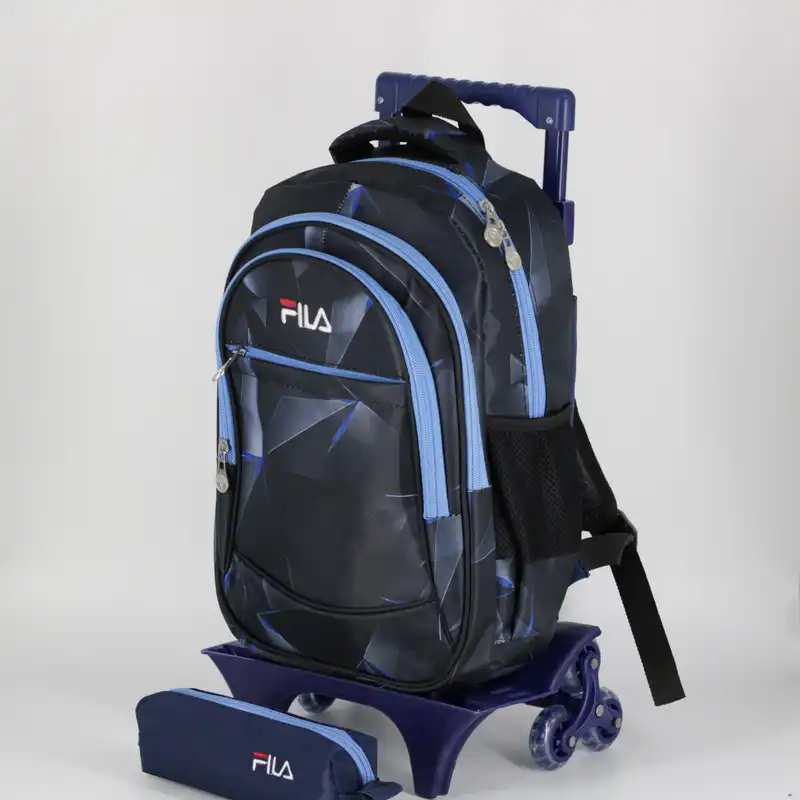 کوله پشتی چرخ دار کد 8 به همراه جامدادی