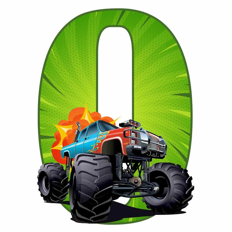 استند رومیزی مدل عدد 0 طرح مانستر جم کد 1573