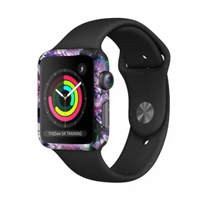 MAHOOT Purple_Flower Cover Sticker for Apple Watch Watch 3 42mm