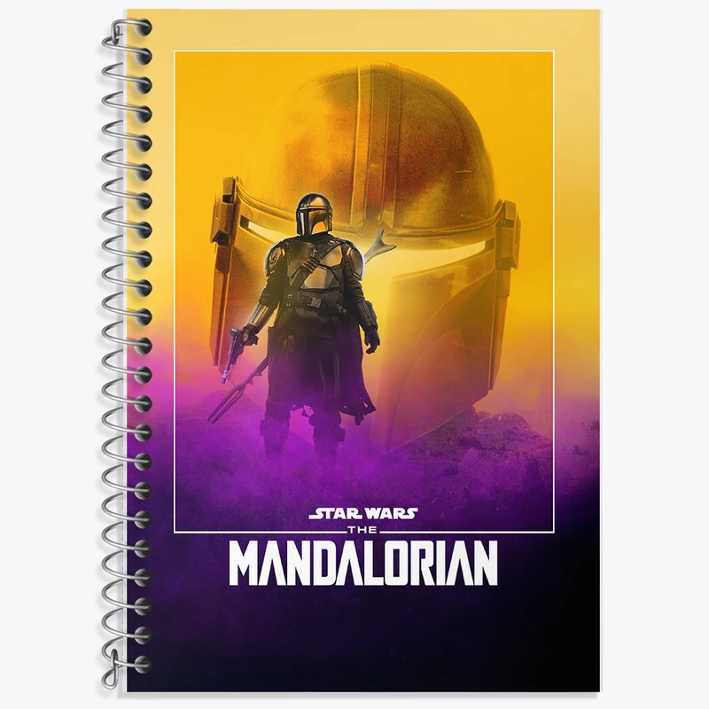 دفتر زبان 50 برگ خندالو مدل دو خط طرح جنگ ستارگان (Star Wars) کد F1832