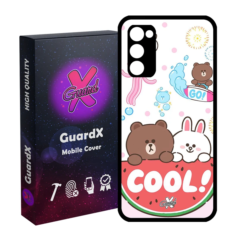 کاور گارد ایکس طرح Cool مدل Glass10071 مناسب برای گوشی موبایل سامسونگ Galaxy S20 FE