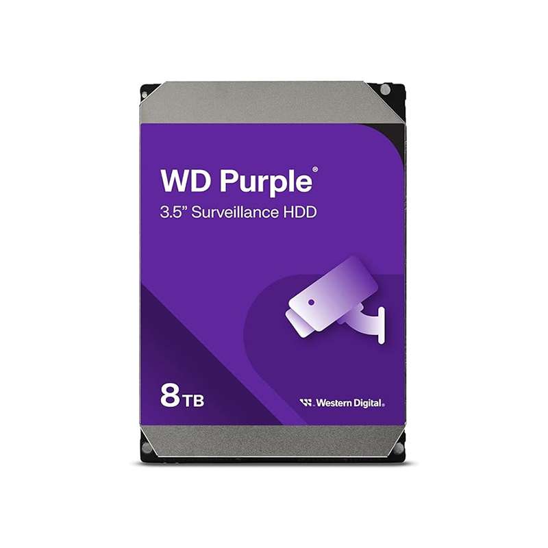 هارددیسک اینترنال وسترن دیجیتال مدل Purple WD85PURU ظرفیت 8 ترابایت هارددیسک اینترنال وسترن دیجیتال مدل Purple WD85PURU ظرفیت 8 ترابایت