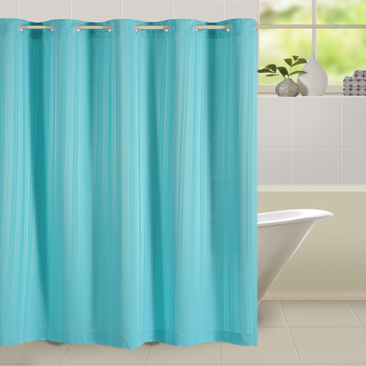 پرده حمام ساوایام هند مدل CU SC  5620 - سایز 180 × 200 سانتی متر