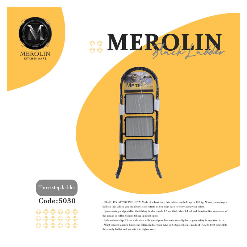نردبان 3 پله مرولین کد 5030 نردبان 3 پله مرولین کد 5030