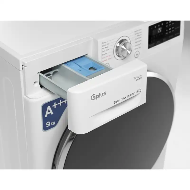 ماشین لباسشویی جی پلاس مدل GWM-P99W ظرفیت 9 کیلوگرم