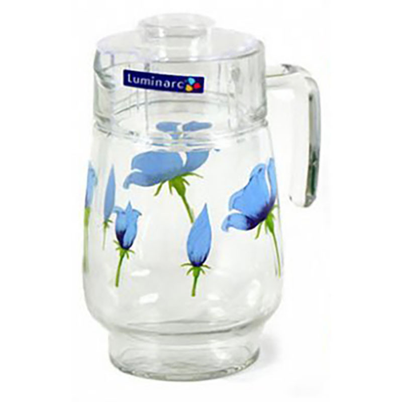 سرویس پارچ و لیوان 7 پارچه لومینارک مدل بلوپاپی