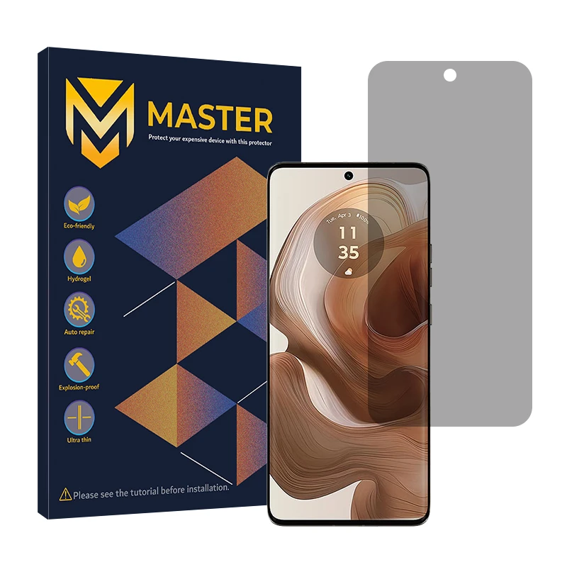 محافظ صفحه نمایش حریم شخصی مستر مدل Resistant مناسب برای گوشی موبایل موتورولا Edge 50 Ultra