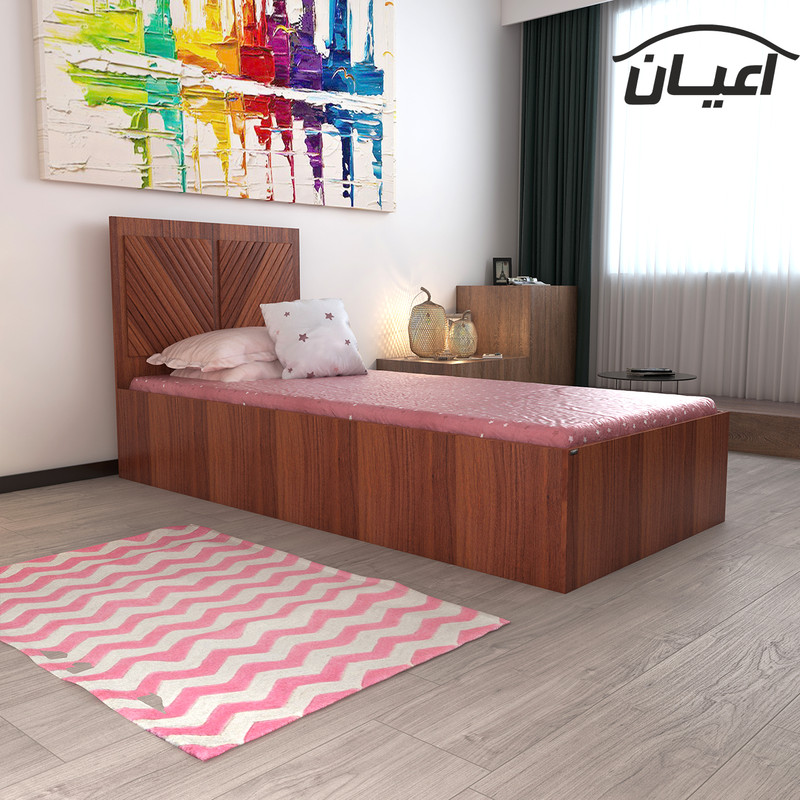 تخت خواب یکنفره اعیان مدل FH422 سایز 90x200 سانتی متر تخت خواب یکنفره اعیان مدل FH422 سایز 90x200 سانتی متر