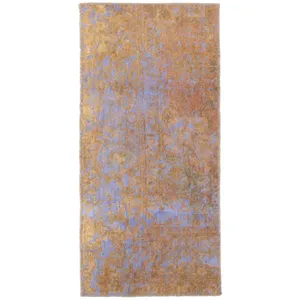 فرش دستبافت رنگ شده یک متری نیروانا کد 11624