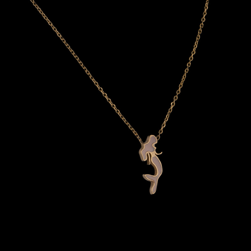 گردنبند طلا 18 عیار دخترانه پرسته مدل WN845 گردنبند طلا 18 عیار دخترانه پرسته مدل WN845