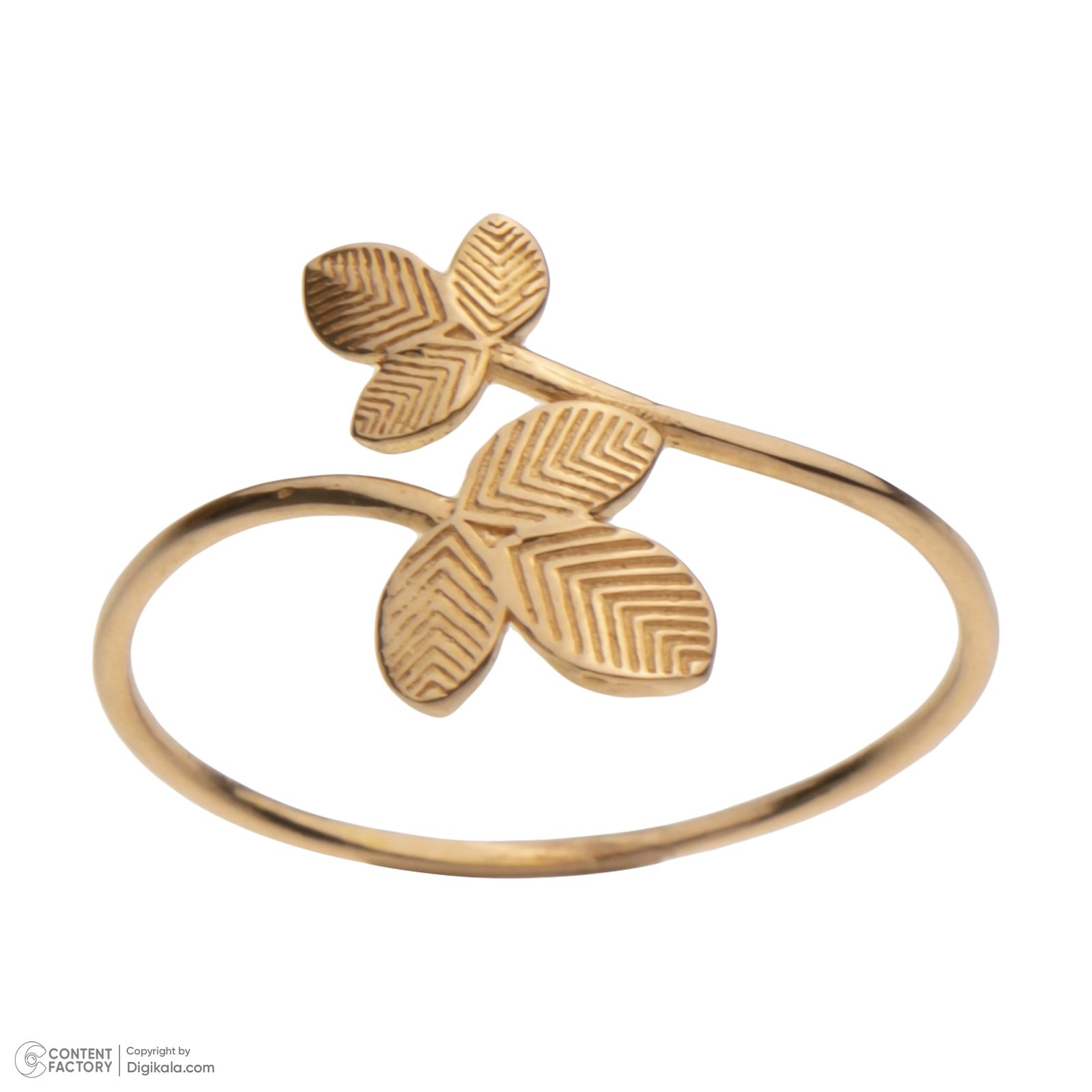 انگشتر طلا 18 عیار زنانه گلدم مدل R-3070016 - - 5