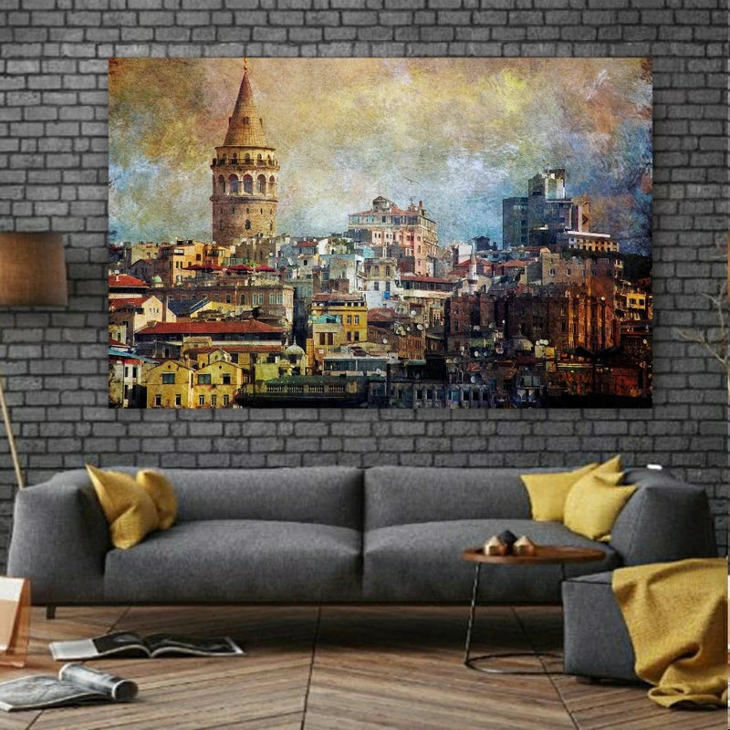 پوستر پارچه ای طرح مسجد ایا صوفیه استانبول مدل SDP1234