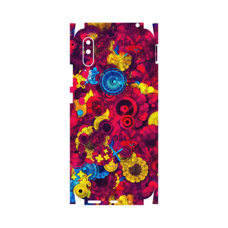 برچسب پوششی ماهوت مدل Vector Flower Garden Digital Art-FullSkin مناسب برای گوشی موبایل شیائومی Redmi 9A