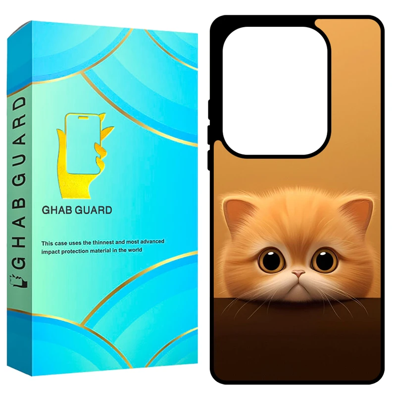 کاور قاب گارد طرح گربه مدل GCHPN13P مناسب برای گوشی موبایل شیائومی Redmi Note 13 Pro 4G / Poco M6 Pro 4G