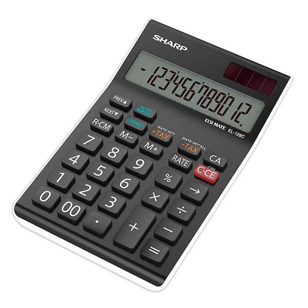 ماشین حساب شارپ مدل EL-128C-WH