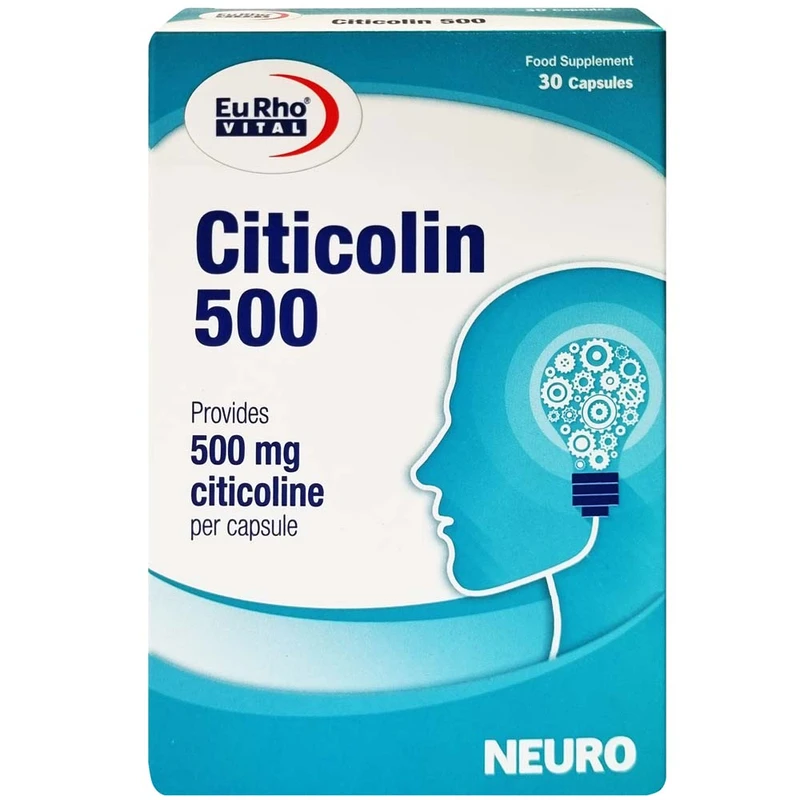 کپسول سیتی کولین یوروویتال - 500 میلی گرم بسته 30 عددی