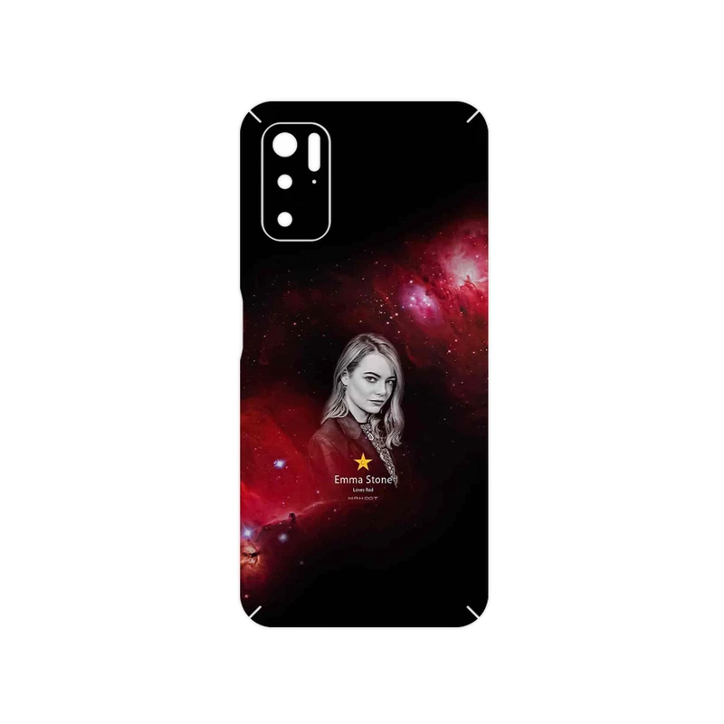 برچسب پوششی ماهوت مدل Emma Stone مناسب برای گوشی موبایل شیائومی Poco M3 Pro 5G