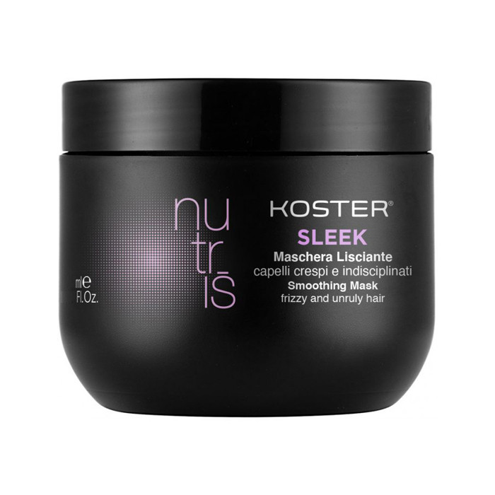 ماسک مو تقویت کننده کاستر مدل Nutris Sleek مناسب برای موهای وز حجم 500 میلی لیتر