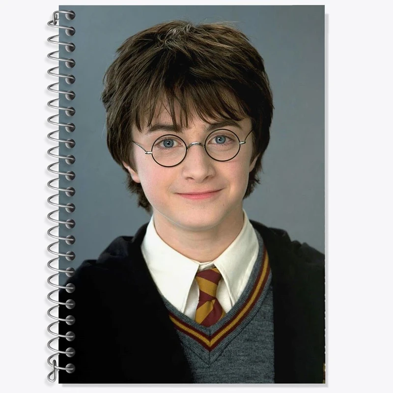 دفتر زبان 50 برگ خندالو مدل دو خط طرح هری پاتر Harry Potter کد 2916