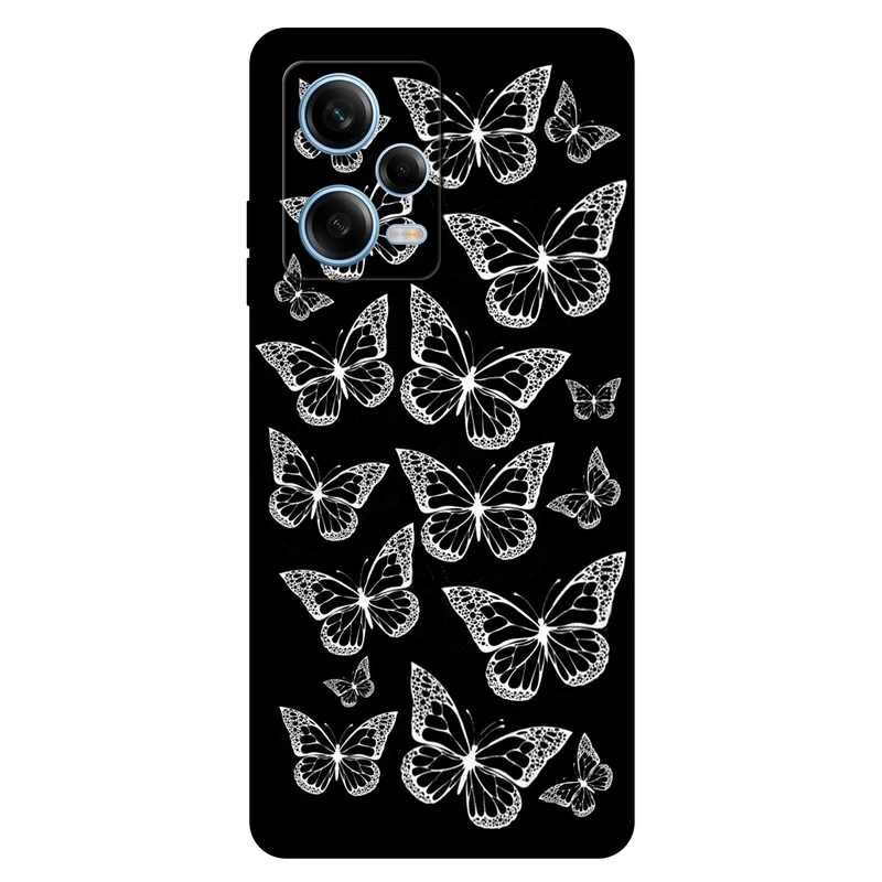 کاور مگافون طرح پروانه مدل 7244 مناسب برای گوشی موبایل شیائومی Redmi Note 12 Pro 5G     
