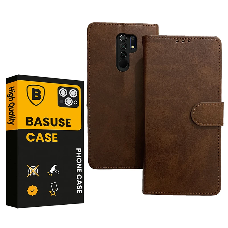 کیف کلاسوری باسئوس طرح Magneti کد M004 مناسب برای گوشی موبایل شیائومی Redmi 9 / Redmi 9 Prime