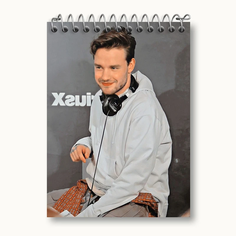 دفتر یادداشت 50 برگ خندالو مدل لیام پین گروه موسیقی وان دایرکشن One Direction کد 18984