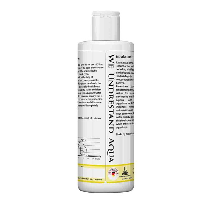 محلول باکتری زنده آب آکواریوم آلیتا مدل Nitro Bacter حجم 500 میلی لیتر