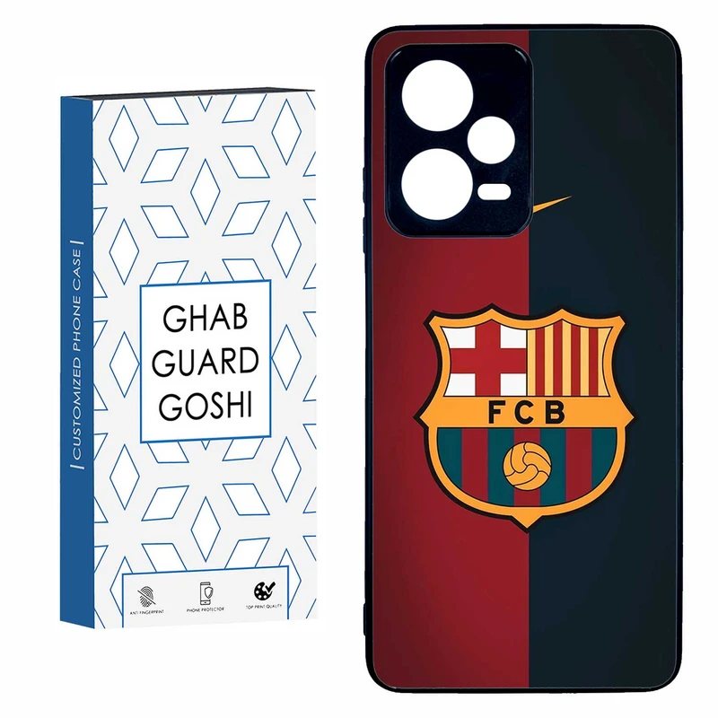 کاور قاب گارد گوشی طرح تیم بارسلونا کد TPU-090 مناسب برای گوشی موبایل شیائومی  REDMI NOTE 12 PRO 5G