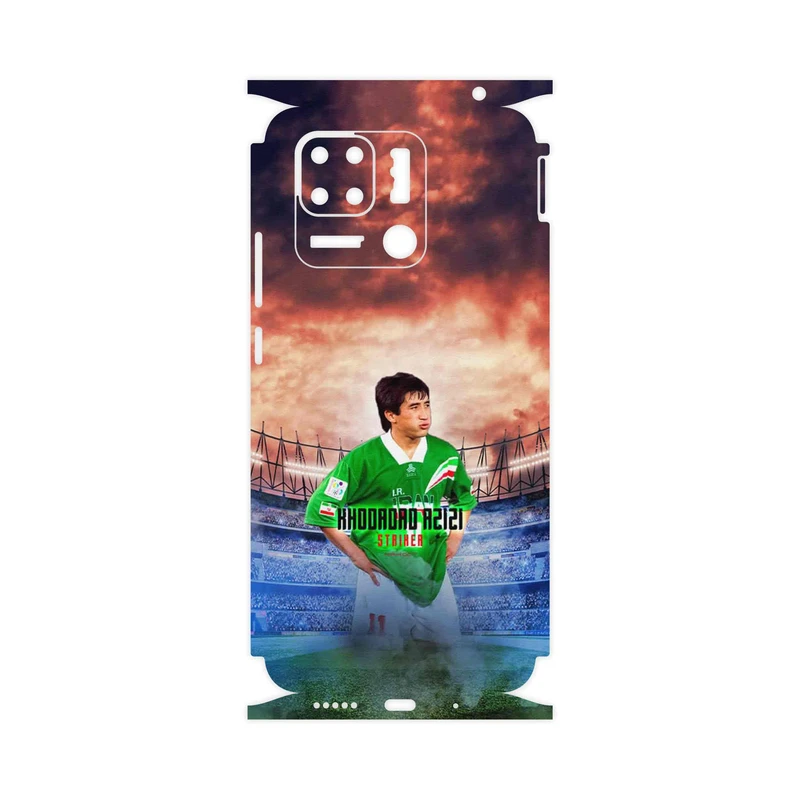 برچسب پوششی ماهوت مدل Khodadad Azizi-FullSkin مناسب برای گوشی موبایل شیائومی Redmi 10 Power