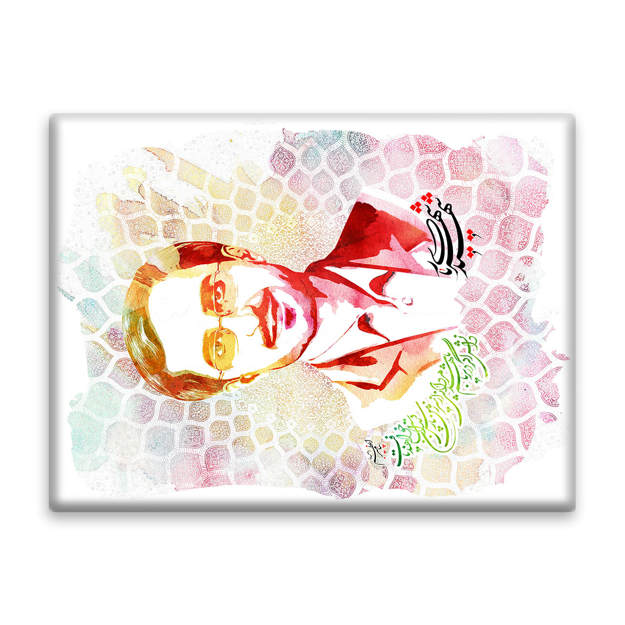 کاشی اطلس آبی طرح شهید شهیاری مدل T5348