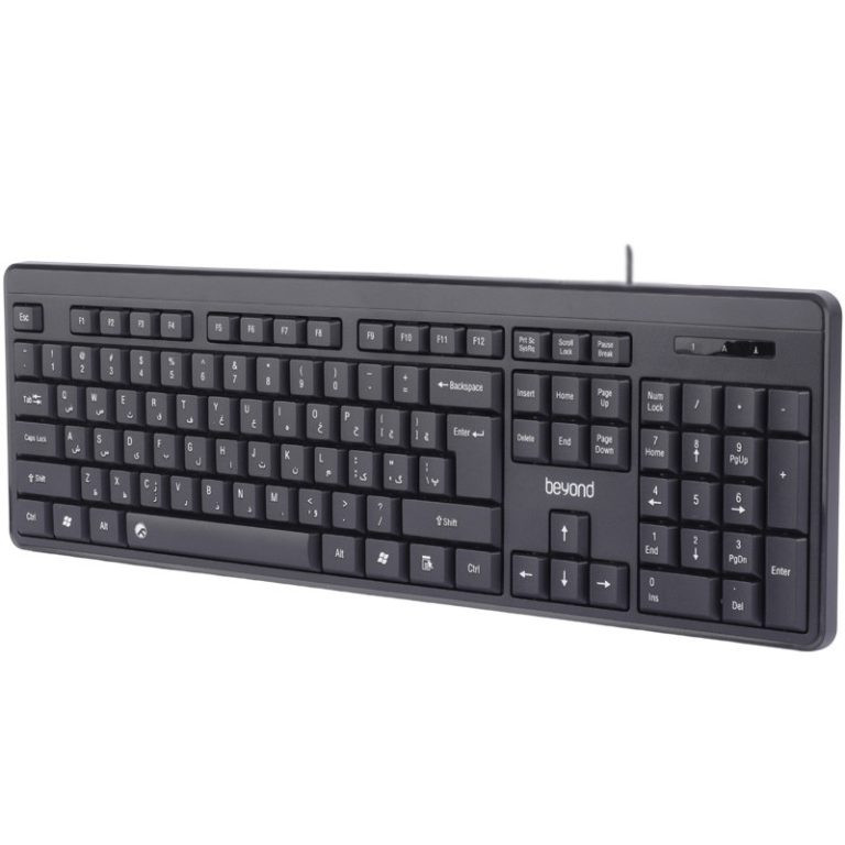 کیبورد و ماوس با سیم بیاند مدل BEYOND BMK-3456 1