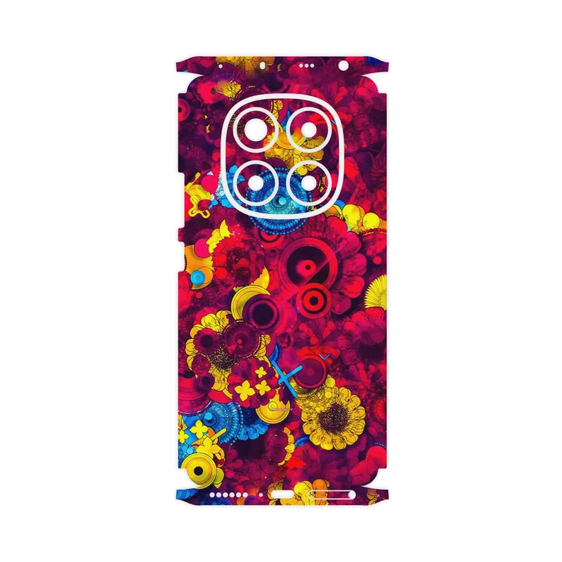برچسب پوششی ماهوت مدل Vector Flower Garden Digital Art-FullSkin مناسب برای گوشی موبایل شیائومی Redmi Note 14 Pro 4G
