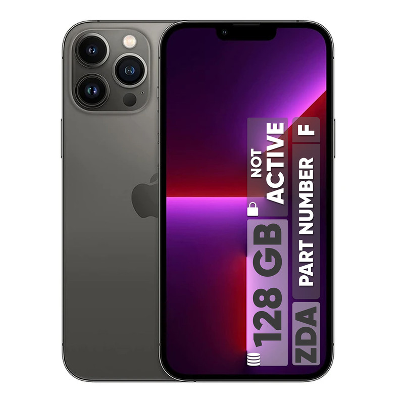 گوشی موبایل اپل مدل iPhone 13 Pro Max ZDA تک سیم‌ کارت ظرفیت 128 گیگابایت و رم 6 گیگابایت - نات اکتیو ریفربیش پارت نامبر F