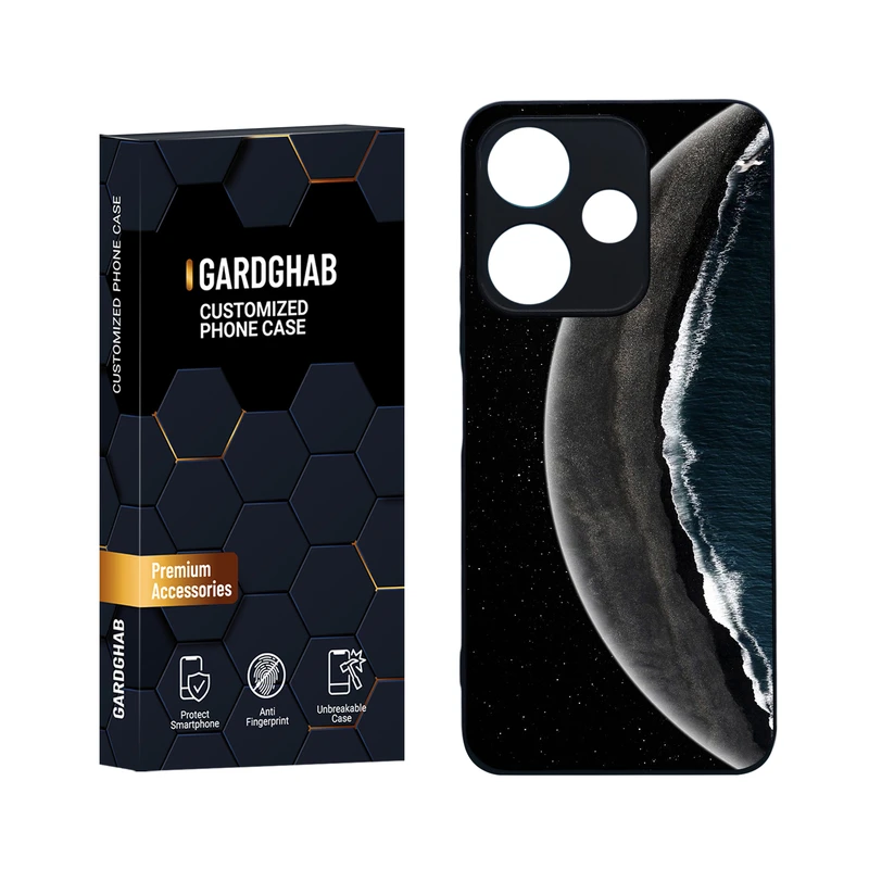 کاور گارد قاب مدل هنری مناسب برای گوشی موبایل شیائومی Redmi 13 4G / Poco M6 4G