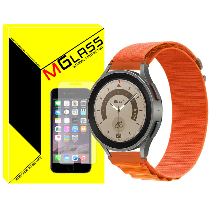 بند ام‌گلس مدل Loop Alpine مناسب برای ساعت هوشمند سامسونگ Galaxy Watch Active 1 / Active 2 40mm / Active 2 44mm / Watch 3 size 41mm / Galaxy Watch 4 40mm / watch 4 42mm / watch 4 44mm / watch 4 46mm