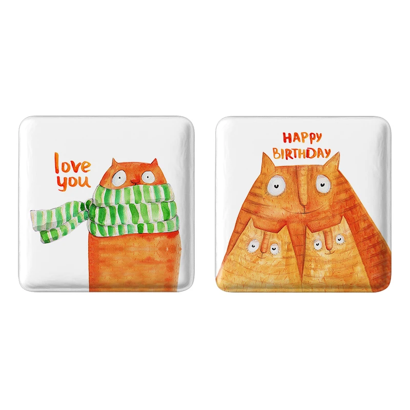 مگنت خندالو مدل گربه کد 52705254 مجموعه 2 عددی