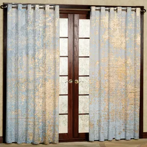 پرده مدل طلاب کوب هازان پانچی کد 2696 سایز 140x200 سانتی متر