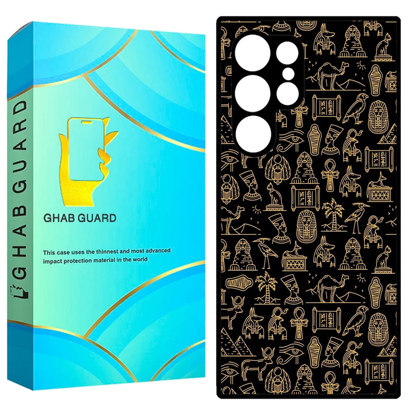 کاور قاب گارد طرح مصر مدل GCHPS23U مناسب برای گوشی موبایل سامسونگ Galaxy S23 Ultra 5G