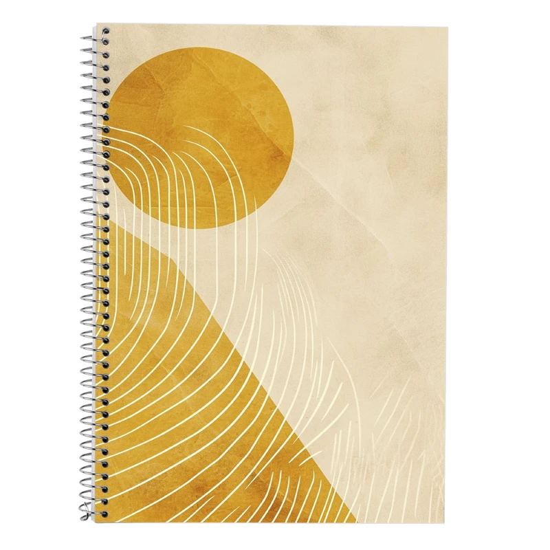 دفتر زبان 50 برگ مدوپد مدل سه خط طرح فانتزی کد DF13689