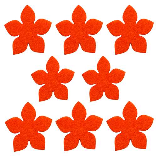  الگو نمد طرح گل لیلیوم مدل ONGLO08 بسته 8 عددی