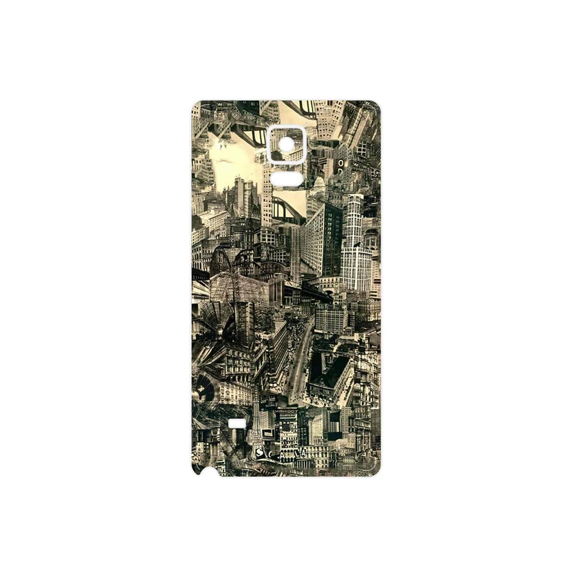 برچسب پوششی ماهوت مدل Collage of Skyscraper مناسب برای گوشی موبایل سامسونگ Galaxy Note 4