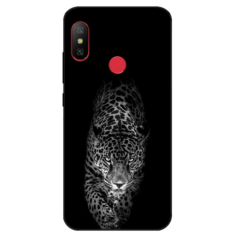 کاور مگافون طرح پلنگ مدل 1879 مناسب برای گوشی موبایل شیائومی Redmi 6 Pro / Mi A2 Lite