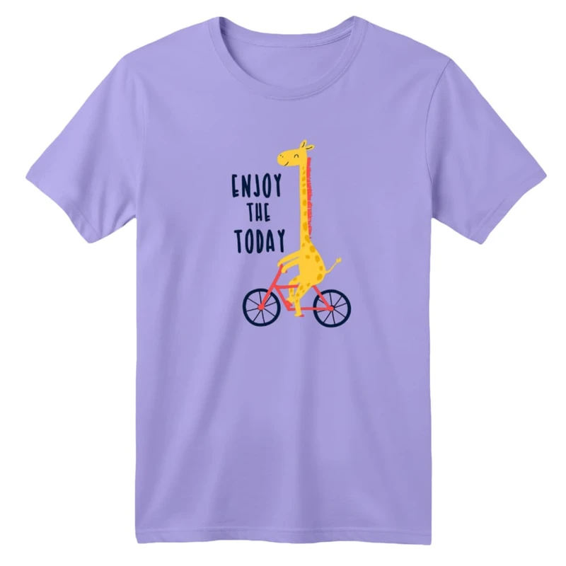 تی شرت آستین کوتاه بچگانه مدل زرافه کد ۳