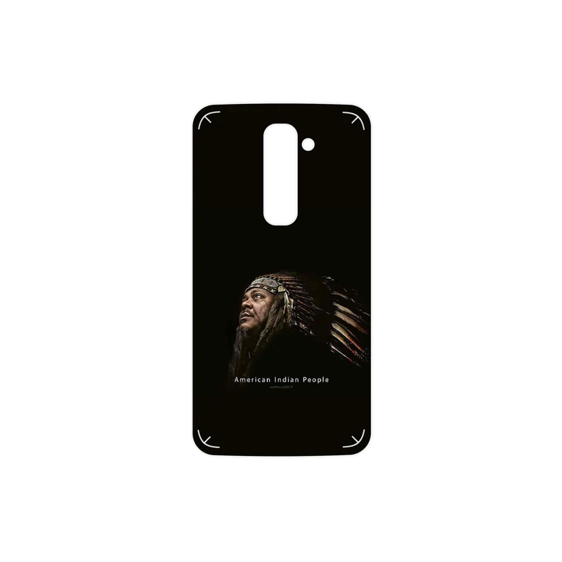 برچسب پوششی ماهوت مدل Portrait of an Indian Man مناسب برای گوشی موبایل ال جی G2