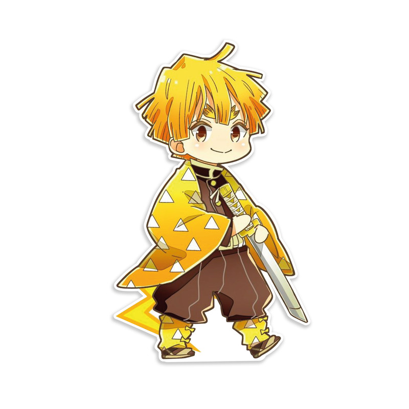 استند رومیزی تزیینی مدل Demon Slayer طرح Zenitsu Agatsuma